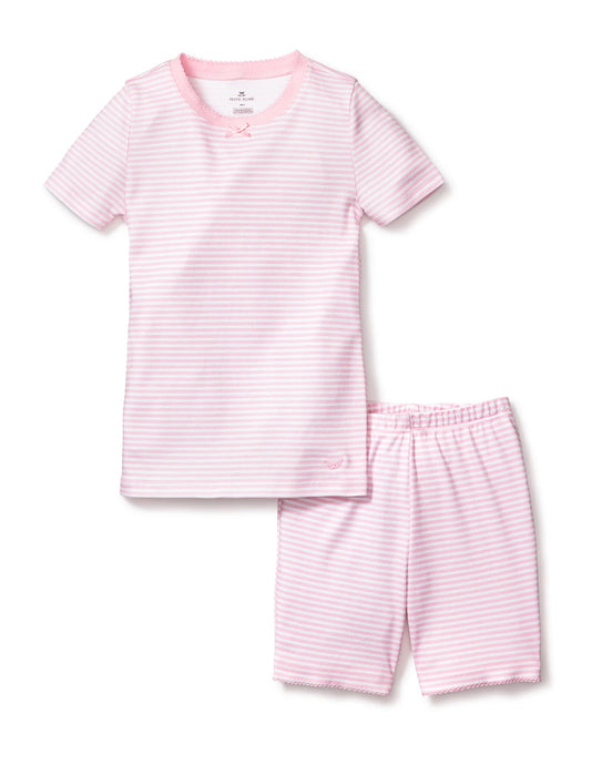 Thin Stripe Shorts Set