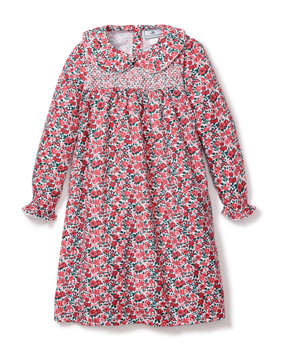 Floral Long Sleeve Nightgown