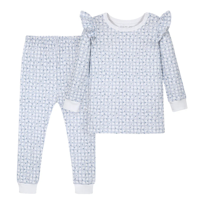 Blue Gingham Set