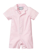 Load image into Gallery viewer, Pink Seersucker Romper