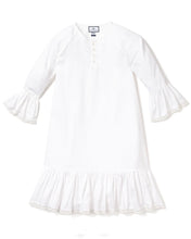 Load image into Gallery viewer, White Long Sleeve Nightgown